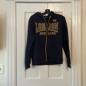 London Zip Down Hoodie!